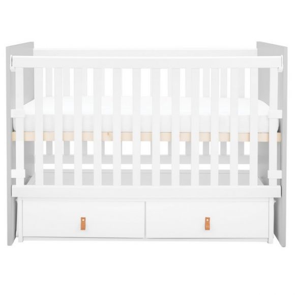 Βρεφικό κρεβάτι κούνια με συρτάρια Kikka Boo Hollee Grey 120*60cm στο Bebe Maison
