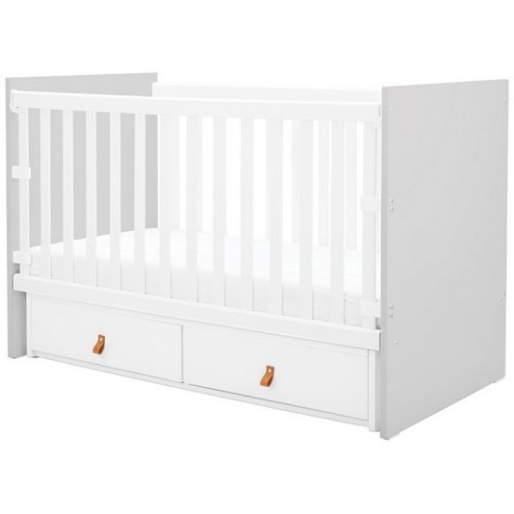 Βρεφικό κρεβάτι κούνια με συρτάρια Kikka Boo Hollee Grey 120*60cm στο Bebe Maison