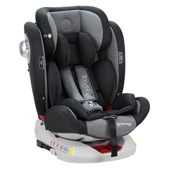 Παιδικό κάθισμα αυτοκινήτου Bebe Stars  0-36 Isofix 360° Macan grey στο Bebe Maison