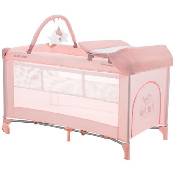 Διώροφο παρκοκρέβατο Kikka Boo So Gifted Plus Pink στο Bebe Maison