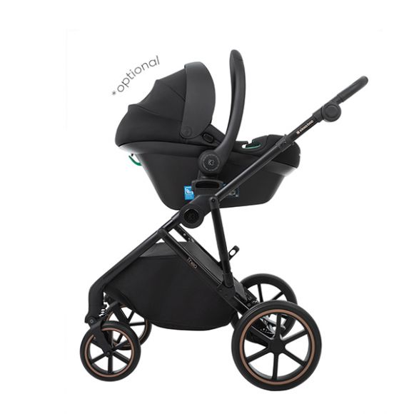 Stroller 2in1 with carrycot Thea Black 2024 στο Bebe Maison