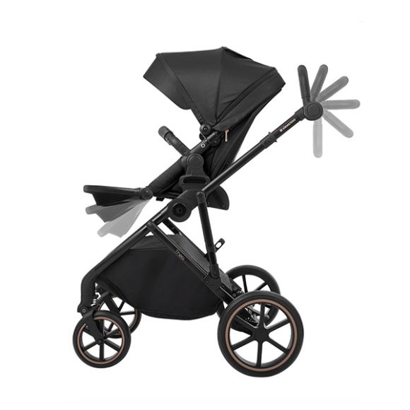 Stroller 2in1 with carrycot Thea Grey 2024 στο Bebe Maison