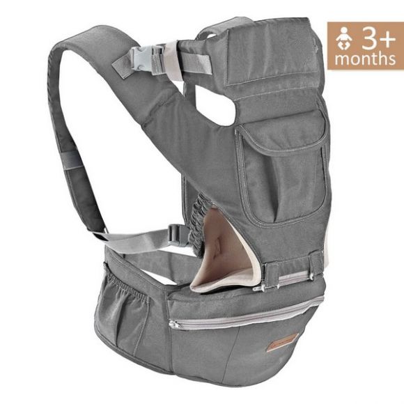 Μαρσιπος Bebe Stars Carry & Go Dark Grey στο Bebe Maison