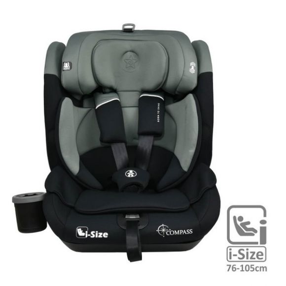 Κάθισμα Αυτοκινήτου Bebe Stars i-SIZE 76-150 εκ Compass Isofix i-Size Olive στο Bebe Maison