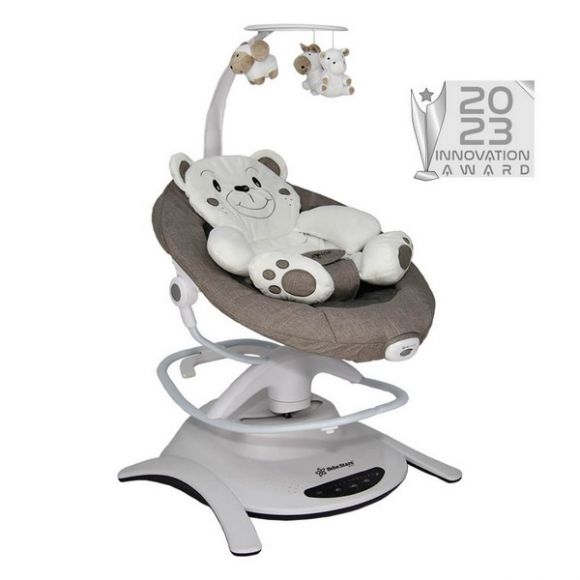 Ηλεκτρική κούνια ρηλάξ  Bebe Stars Imagine 2 in 1 Brown 255-182 στο Bebe Maison