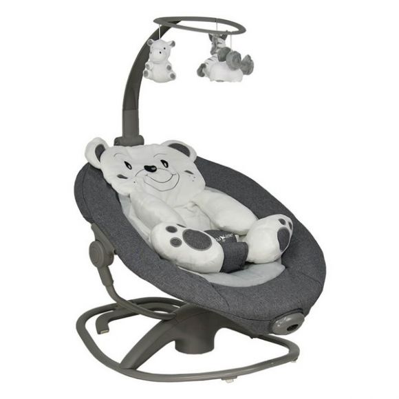 Ηλεκτρική κούνια ρηλάξ Bebe Stars Imagine 2 in 1 Grey 255-186 στο Bebe Maison