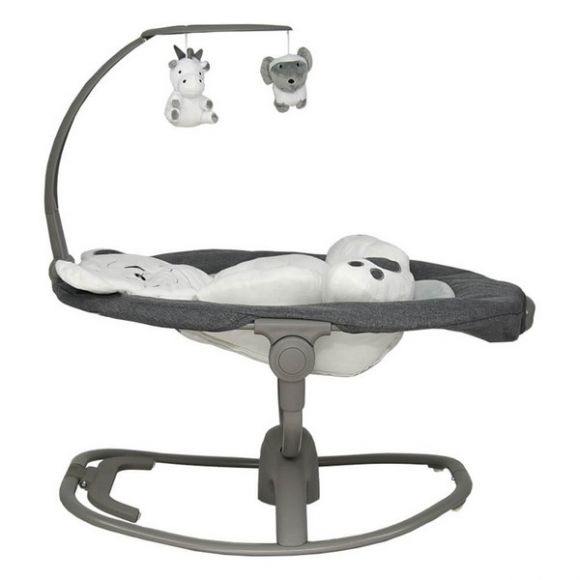 Ηλεκτρική κούνια ρηλάξ Bebe Stars Imagine 2 in 1 Grey 255-186 στο Bebe Maison