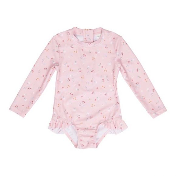 Ολόσωμο μακρυμάνικο μαγιό Little Dutch Flowers στο Bebe Maison