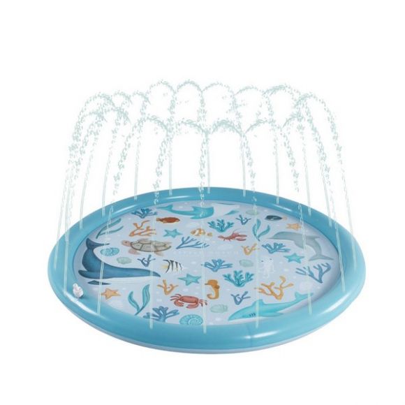Φουσκωτό στρώμα παιχνιδιού Little Dutch Sprinkler Ocean Dreams Μπλε 150 εκ. στο Bebe Maison