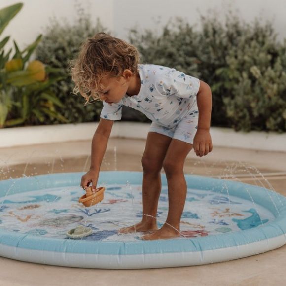 Φουσκωτό στρώμα παιχνιδιού Little Dutch Sprinkler Ocean Dreams Μπλε 150 εκ. στο Bebe Maison