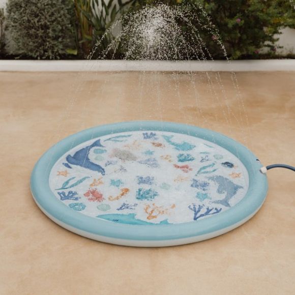Φουσκωτό στρώμα παιχνιδιού Little Dutch Sprinkler Ocean Dreams Μπλε 150 εκ. στο Bebe Maison