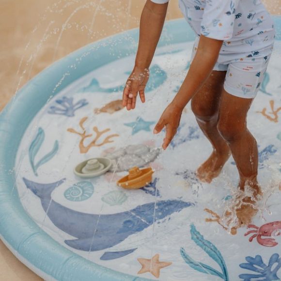 Φουσκωτό στρώμα παιχνιδιού Little Dutch Sprinkler Ocean Dreams Μπλε 150 εκ. στο Bebe Maison