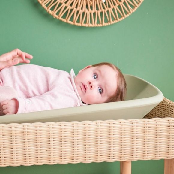Μαλακή αλλαξιέρα σιλικόνης Nattou Softy Πράσινο στο Bebe Maison