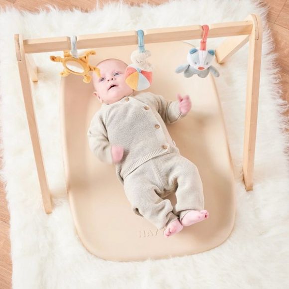 Μαλακή αλλαξιέρα σιλικόνης Nattou Softy Μπεζ στο Bebe Maison