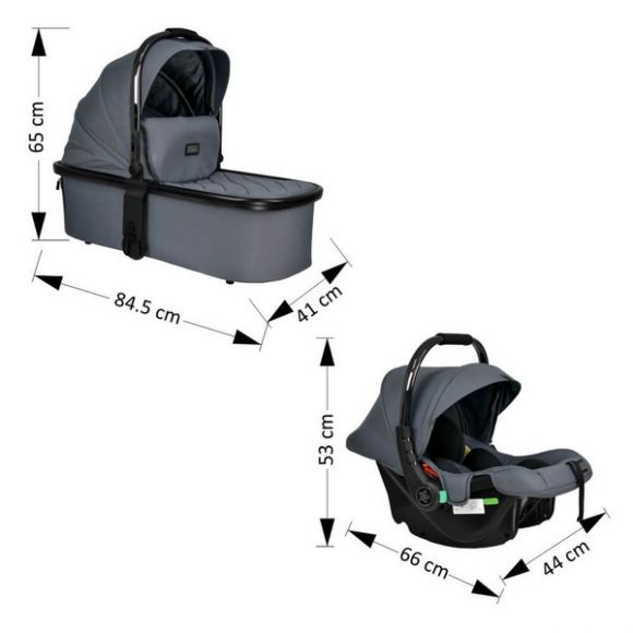 Πολυκαρότσι Bebe Stars Mirage 3 σε 1 Grey 330-188 στο Bebe Maison