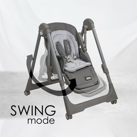 Καρέκλα Φαγητού-Κούνια Bebe Stars Nuovo 2σε1 Grey στο Bebe Maison