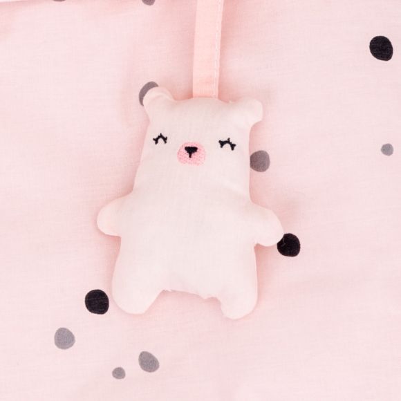 Καλάθι για πάνες Kikkaboo Bear with me Pink στο Bebe Maison