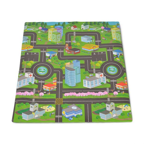 Μαλακό χαλάκι παιχνιδιού Moni City map small στο Bebe Maison