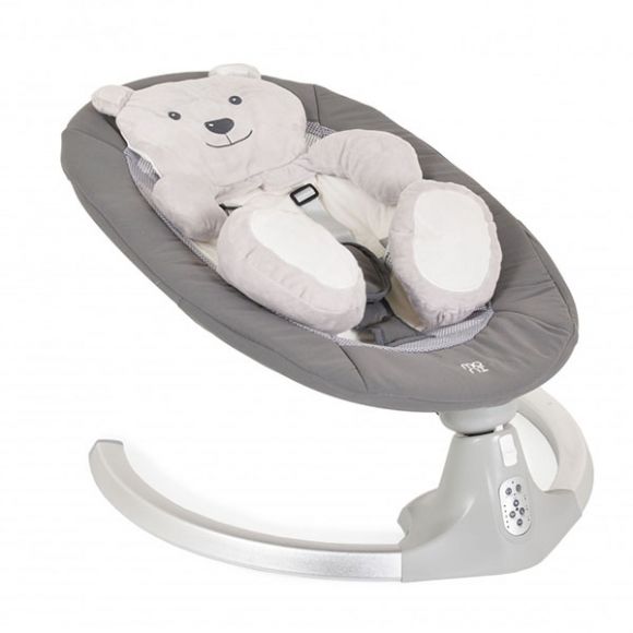 Ηλεκτρική κούνια ρηλάξ Moni Ari bear grey στο Bebe Maison