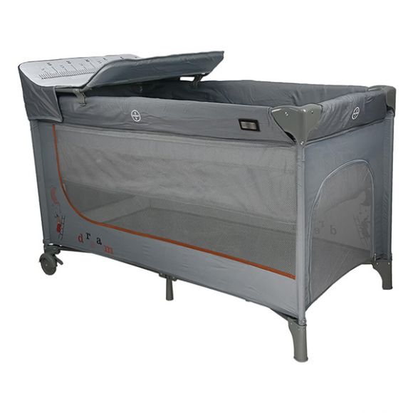 Διώροφο Παρκοκρέβατο Bebe Stars Dreamer με αλλαξιέρα Grey 887-186 στο Bebe Maison