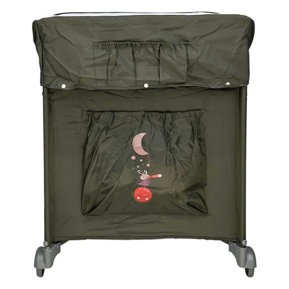 Διώροφο Παρκοκρέβατο Bebe Stars Dreamer με αλλαξιέρα Olive 887-189 στο Bebe Maison