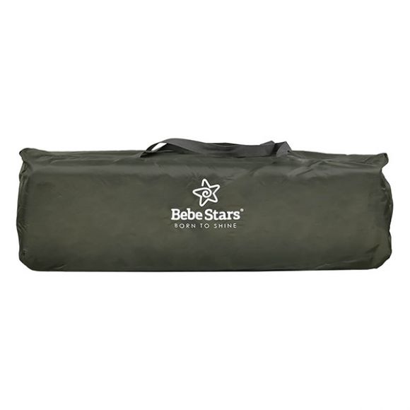 Διώροφο Παρκοκρέβατο Bebe Stars Dreamer με αλλαξιέρα Olive 887-189 στο Bebe Maison