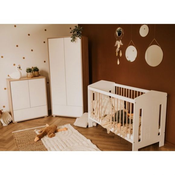 Ολοκληρωμένο βρεφικό δωμάτιο Klups Ida λευκό 120*60cm στο Bebe Maison