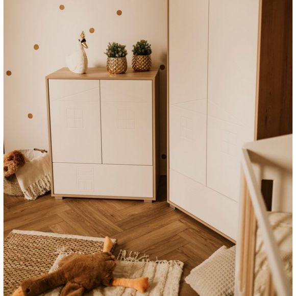 Ολοκληρωμένο βρεφικό δωμάτιο Klups Ida λευκό 120*60cm στο Bebe Maison