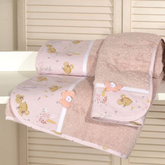 Σετ πετσέτες 2 τεμαχίων Oliver σχέδιο 412 στο Bebe Maison