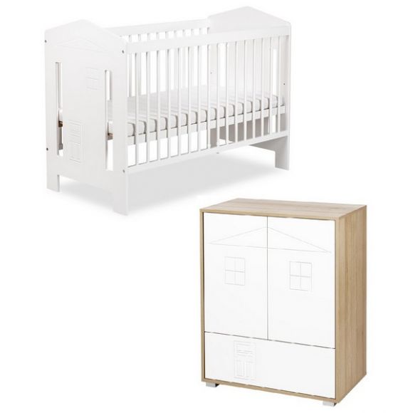 Ολοκληρωμένο βρεφικό δωμάτιο Klups Ida λευκό 120*60cm στο Bebe Maison