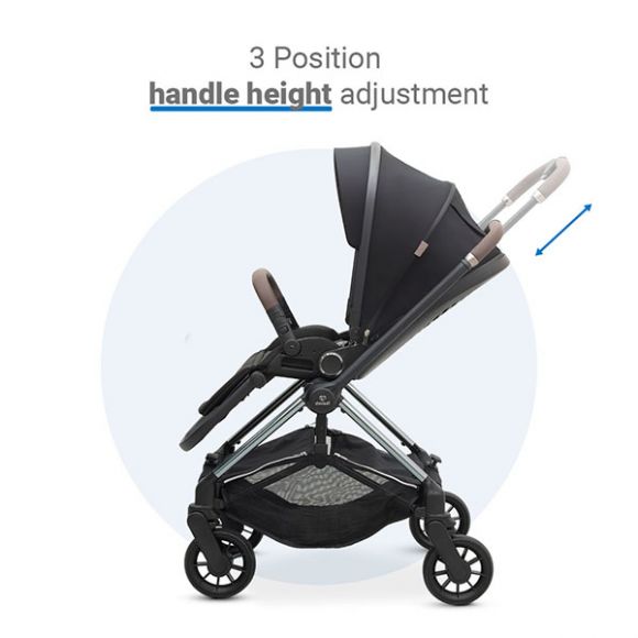 Βρεφικό καρότσι Dovadi Mio Midnight Black στο Bebe Maison