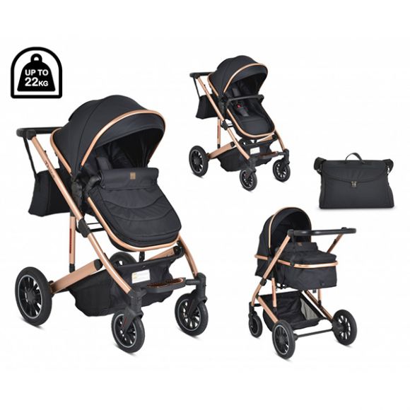 Πολυκαρότσι 3 σε 1 Moni Thira black στο Bebe Maison