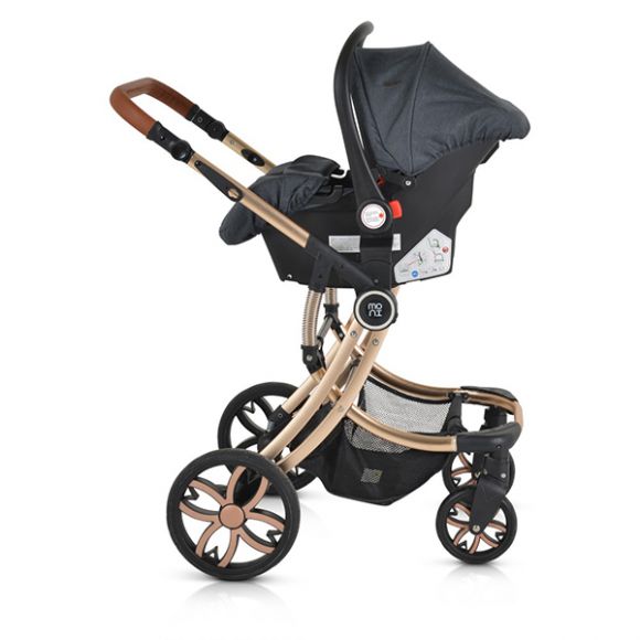 Πολυκαρότσι 2 σε 1 Moni Rio pink στο Bebe Maison