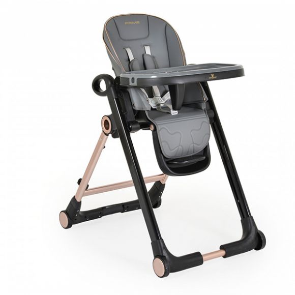 Καρέκλα φαγητού Cangaroo Prime dark grey στο Bebe Maison