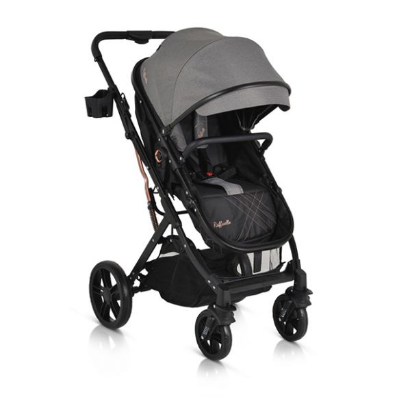 Πολυκαρότσι 2 σε 1 Moni Rafaello grey στο Bebe Maison