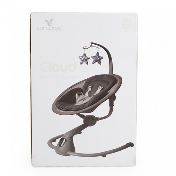 Hλεκτρική κούνια ρηλάξ Cloud Premium light grey στο Bebe Maison