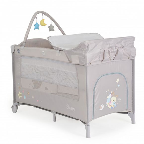 Διώροφο παρκοκρέβατο Cangaroo Sleepy Grey στο Bebe Maison