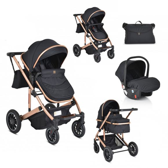 Πολυκαρότσι 3 σε 1 Moni Thira black στο Bebe Maison