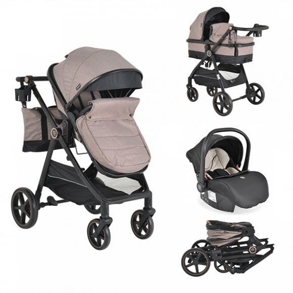 Πολυκαρότσι 3 σε 1 Moni Tokyo Beige στο Bebe Maison