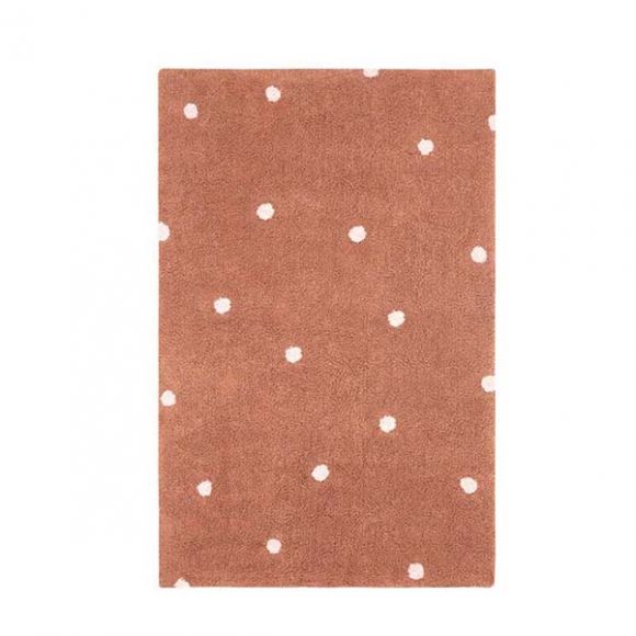 Χαλί δωματίου Lorena Canals Mini Dot - Chestnut 100 x 150 εκ. στο Bebe Maison