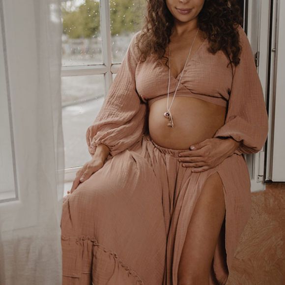 Μενταγιόν εγκυμοσύνης ProudMama Bola Sofie Silver Καρδιά στο Bebe Maison