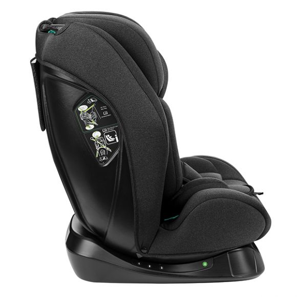 Κάθισμα αυτοκινήτου Kikka Boo 40-150 cm i-Explore i-size Black (δέσιμο με τη ζώνη) στο Bebe Maison