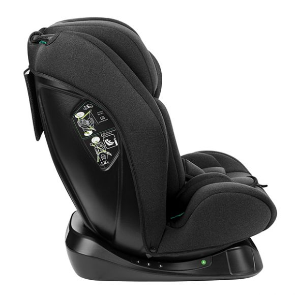 Κάθισμα αυτοκινήτου Kikka Boo 40-150 cm i-Explore i-size Black (δέσιμο με τη ζώνη) στο Bebe Maison