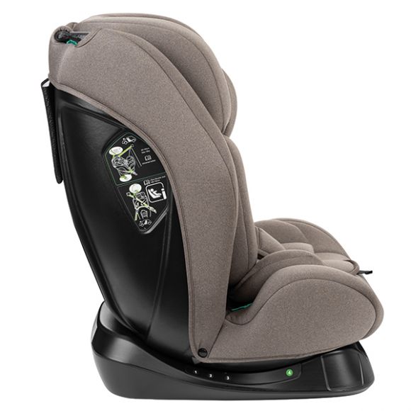 Κάθισμα αυτοκινήτου Kikka Boo 40-150 cm i-Explore i-size Brown (δέσιμο με τη ζώνη) στο Bebe Maison