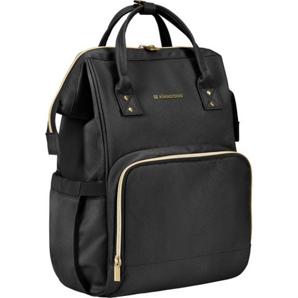 Τσάντα αλλαξιέρα / σακίδιο πλάτης Kikka Boo Siena Black Gold στο Bebe Maison