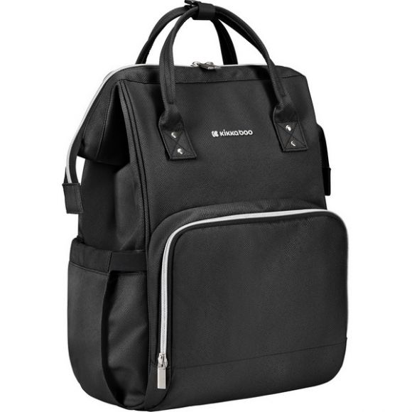 Τσάντα αλλαξιέρα / σακίδιο πλάτης Kikka Boo Siena Black Silver στο Bebe Maison