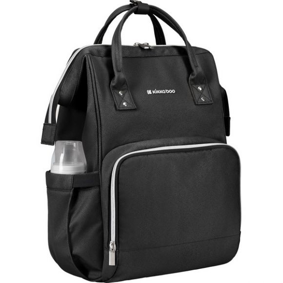 Τσάντα αλλαξιέρα / σακίδιο πλάτης Kikka Boo Siena Black Silver στο Bebe Maison