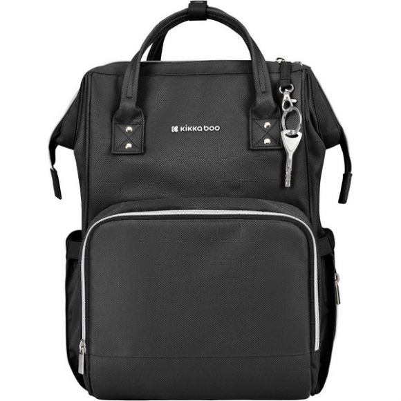 Τσάντα αλλαξιέρα / σακίδιο πλάτης Kikka Boo Siena Black Silver στο Bebe Maison