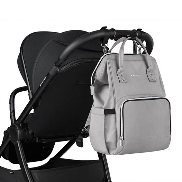 Τσάντα αλλαξιέρα/ σακίδιο πλάτης Kikka Boo Siena Light grey στο Bebe Maison