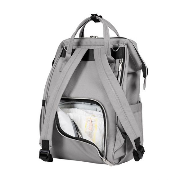 Τσάντα αλλαξιέρα/ σακίδιο πλάτης Kikka Boo Siena Light grey στο Bebe Maison